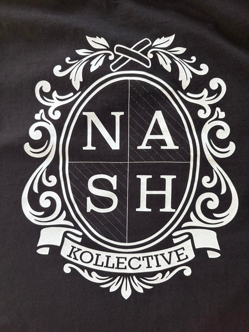 Crest Logo Boxy Black Tee