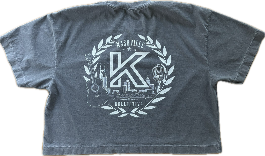 Music City Vintage Wash Cropped Tee